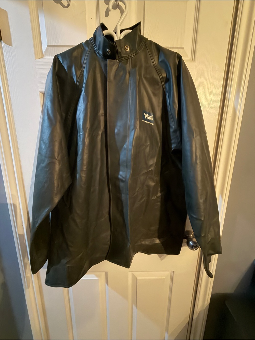 Viking Journeyman Oil Resistant PVC Rain Jacket Men’s Medium Black